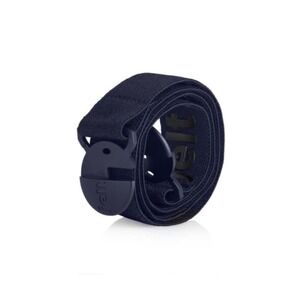 Jelt Belt No Show Elastic Stretch Belt For Men & Women Eco Friendly Blue Size XS